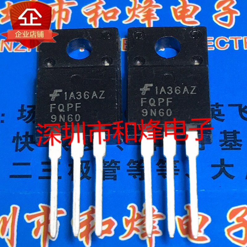 10PCS FQPF9N60 TO-220F