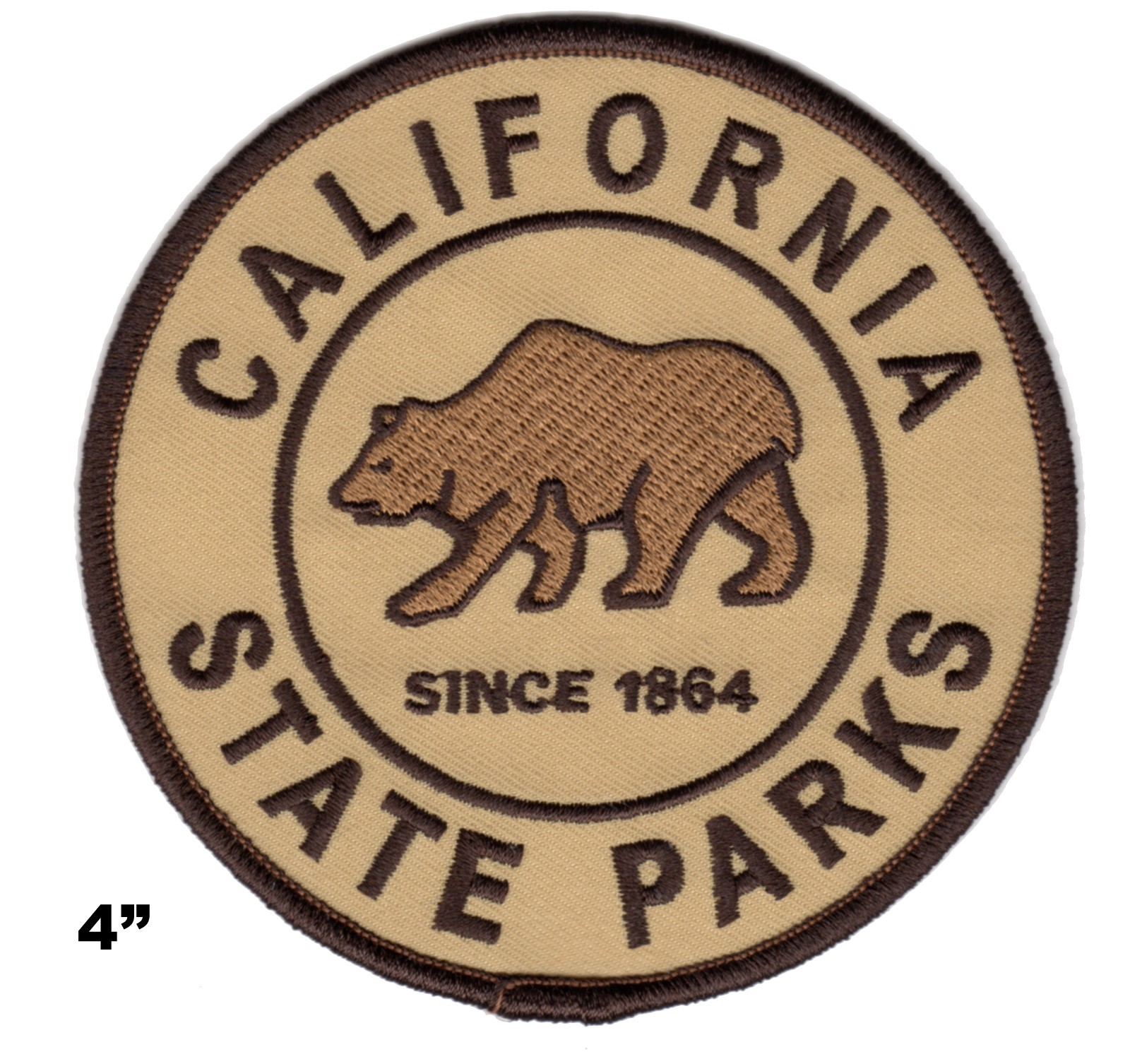 California State Parks - 4" Desert Tan Patch - State Park Ranger