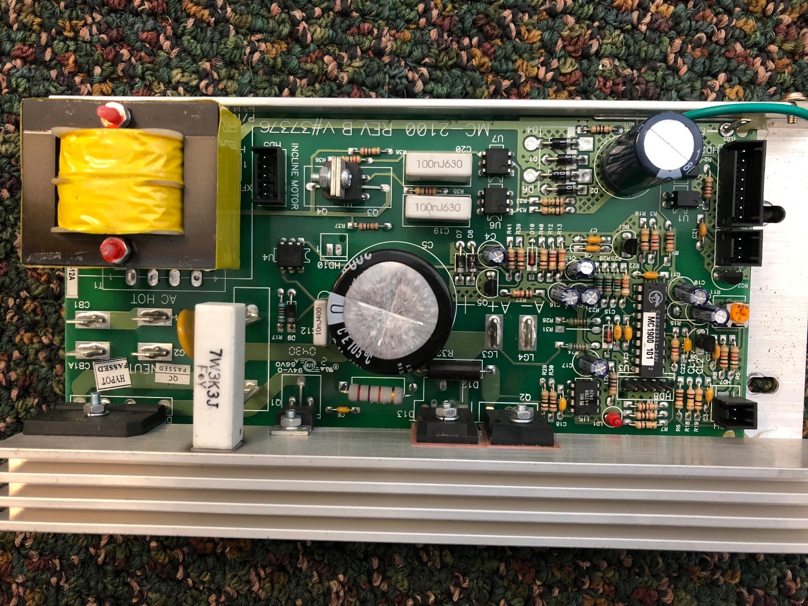 REPAIR SERVICE - MC-2100 - Icon / Reebok - motor control circuit board MC2100