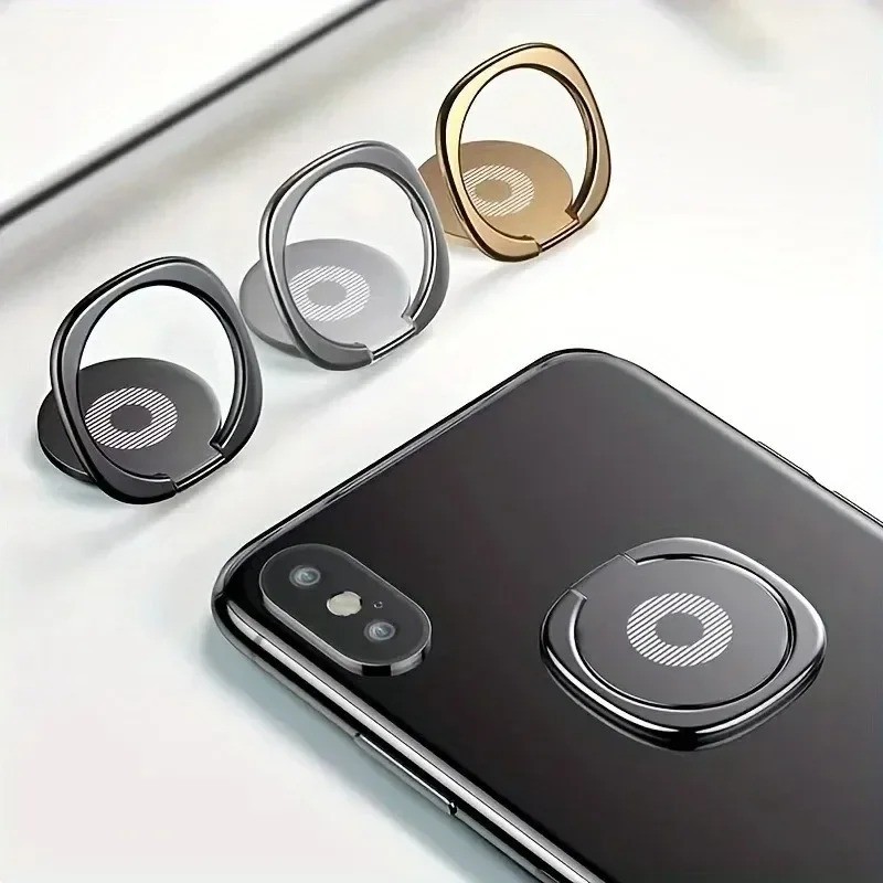 360° Rotating Finger Ring Holder Metal Phone Stand for iPhone Samsung
