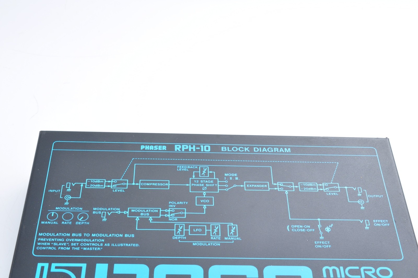 Boss RPH-10 Phaser Micro Rack Made in Japan Working 0719X4-7