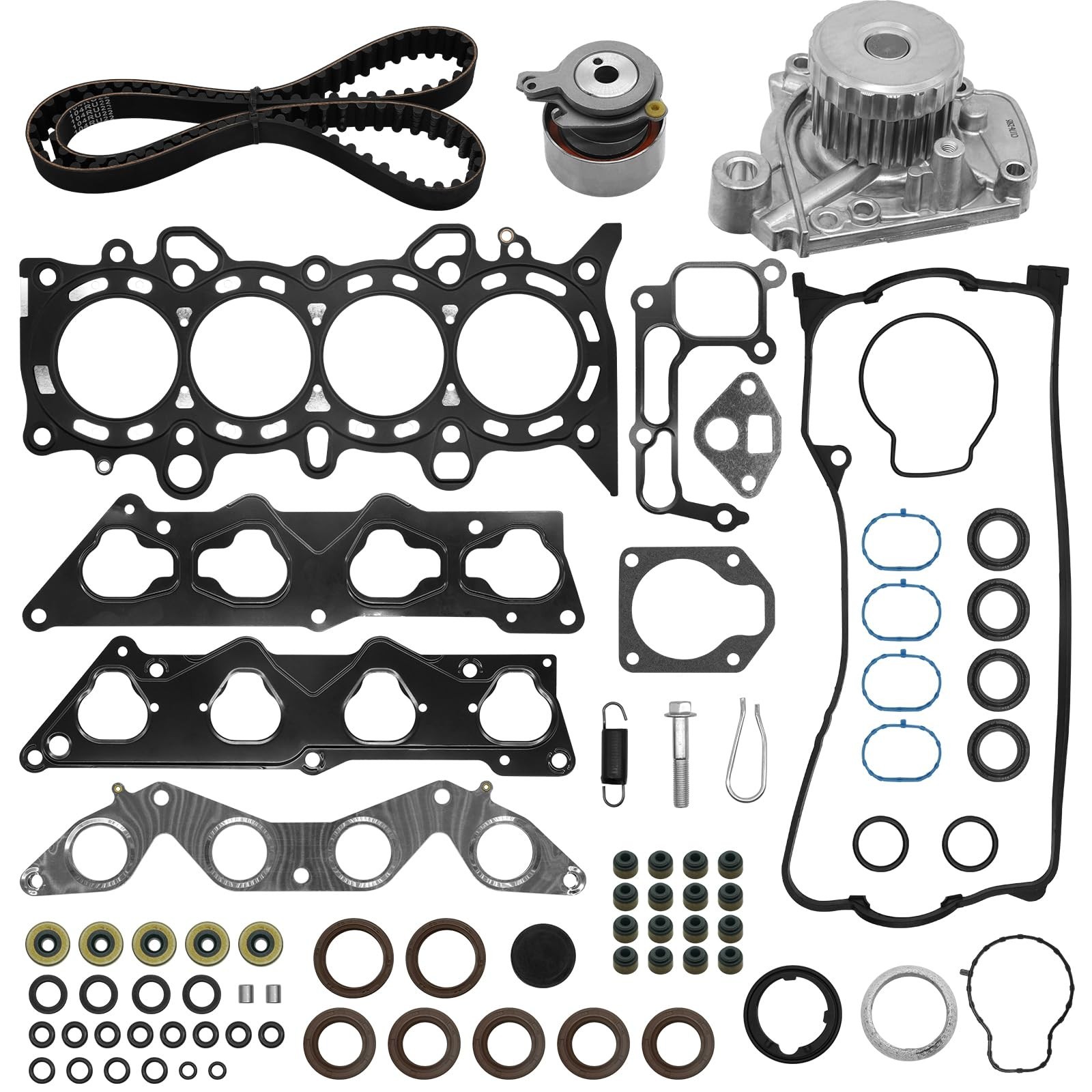 HS26236PT Head Gasket Timing Belt Set with Water Pump Compatible with Honda C...