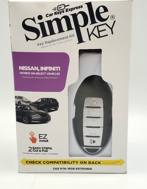 Car Keys Express Simple Key Nissan Infiniti 5 Button Smart Key NISK-E5TRZ0SK NEW