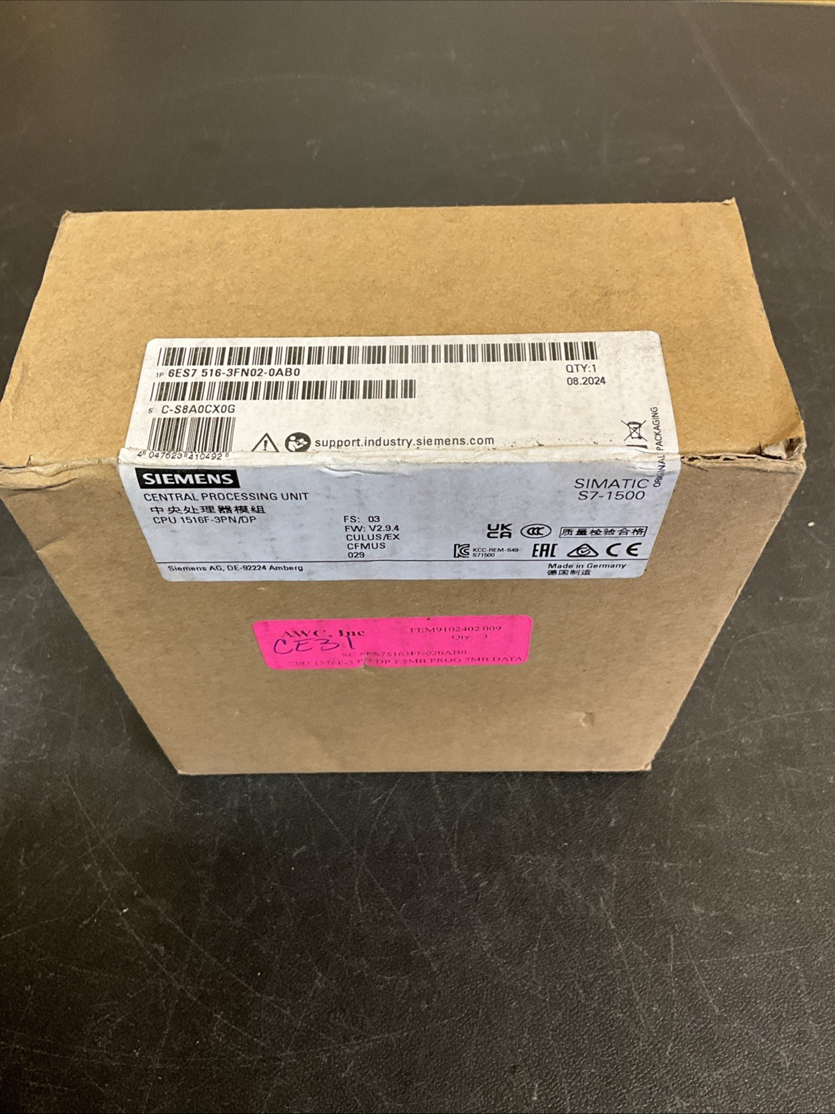1PC NEW Siemens 6ES7516-3FN02-0AB0 6ES7 516-3FN02-0AB0 NEW Module