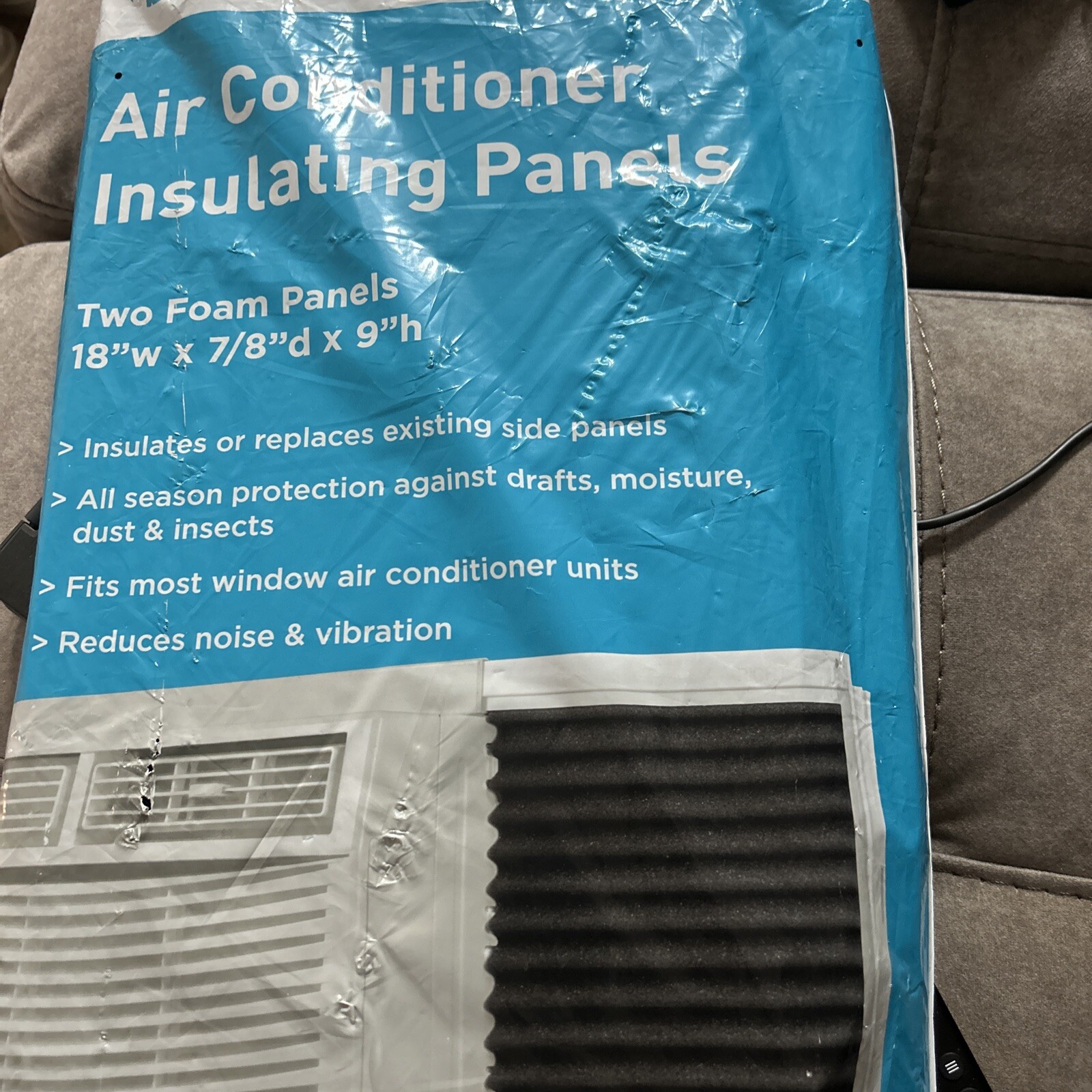 Amip Window Air Conditioner Season Protectionpack Of 2 Foam Insulating Panels