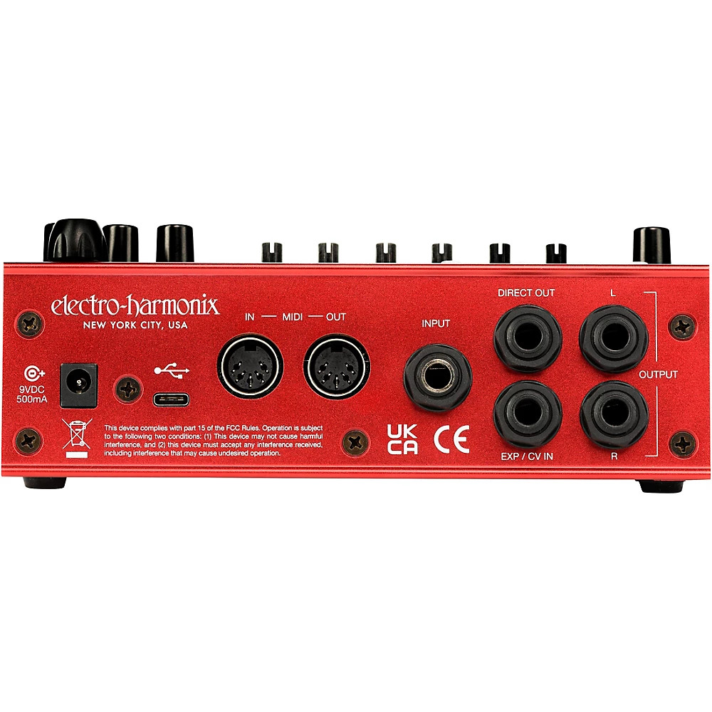 ElectroHarmonix POG3 Poly Octave Generator Effects Pedal Red