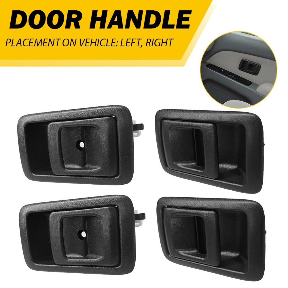 4pcs Door Handles Inside Interior Left & Right Pair For Toyota Camry 1987-1991