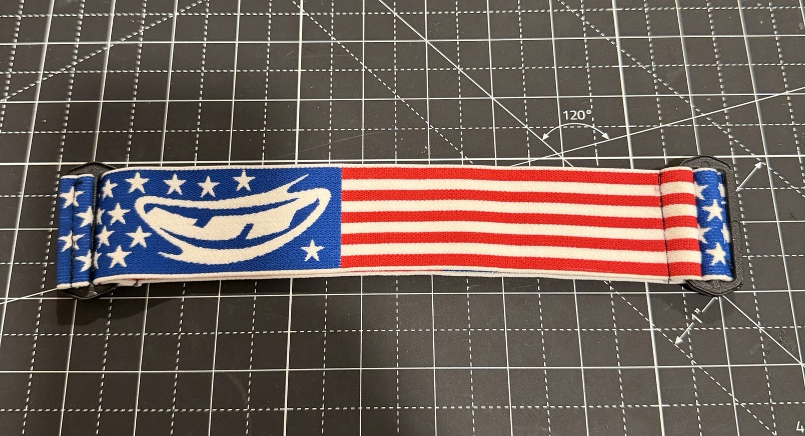 JT USA Proflex OG Woven Paintball Goggle Strap - NOS