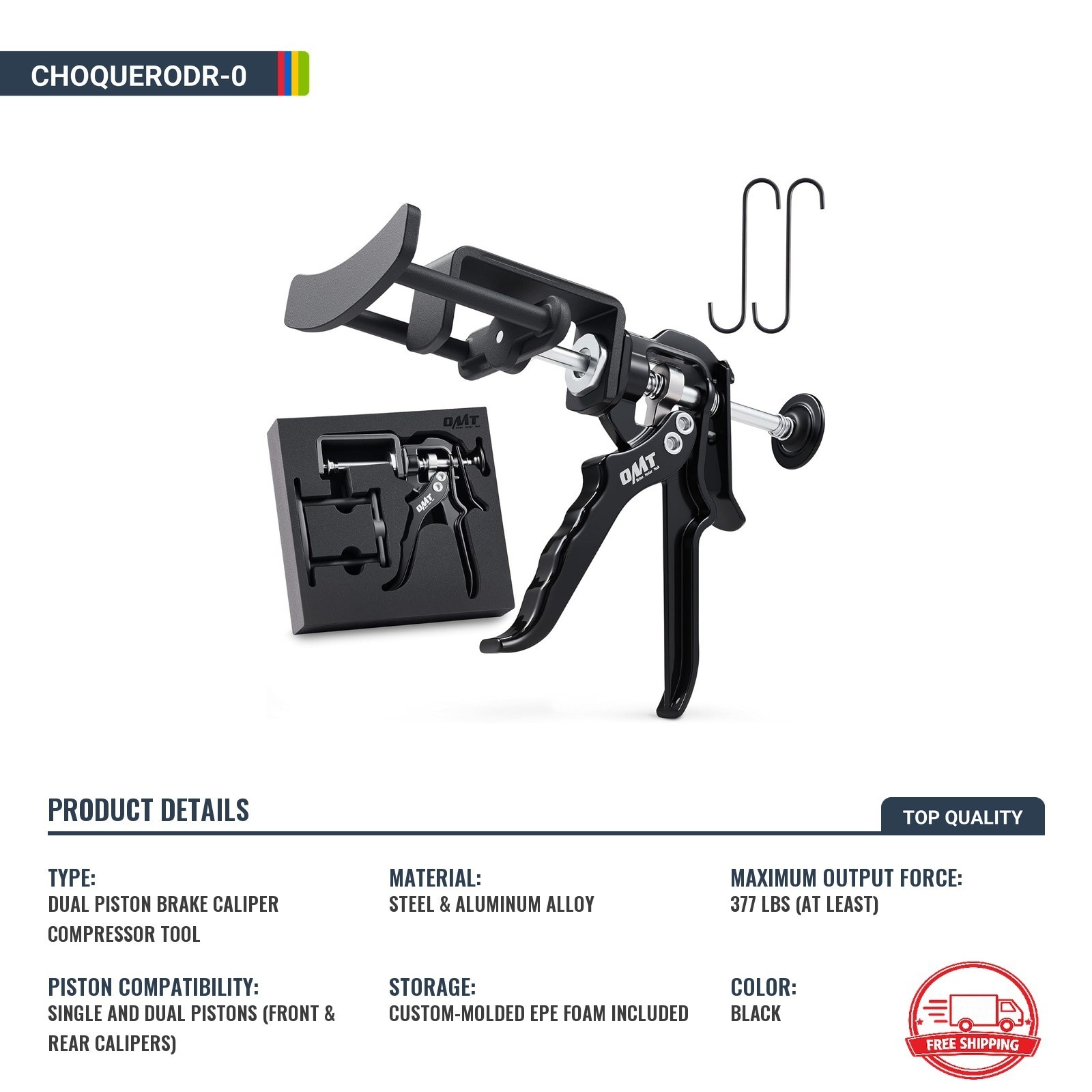 Prensa Para Caliper De Freno De Doble Piston Extractor De Pistones