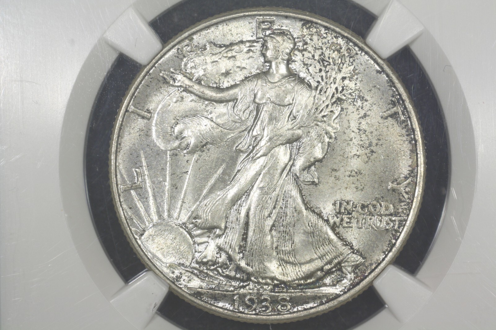 1938 Walking Liberty Half Dollar, Choice BU, NGC MS-63