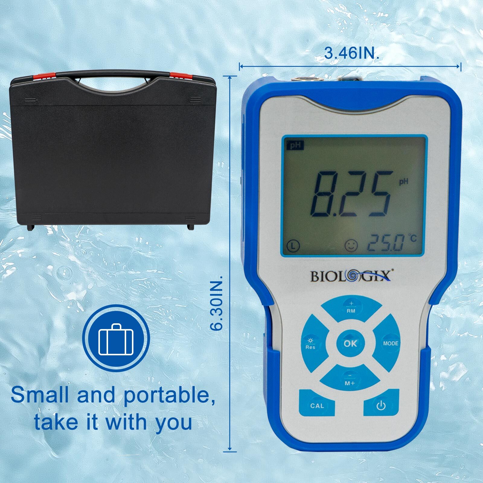 Portable pH/Conductivity Meter
