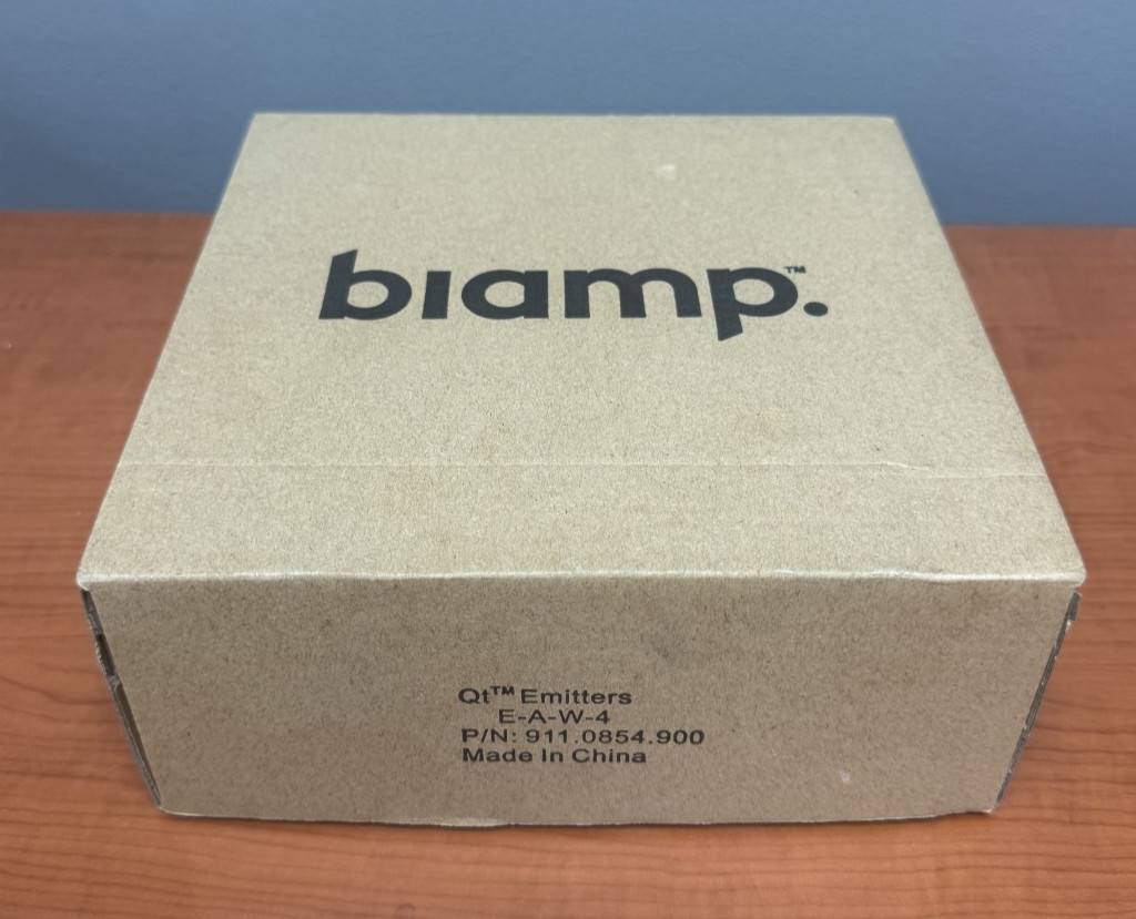 Biamp Cambridge Sound Masking Management E-A-W-4 Qt Emitter 4-Pack White NEW