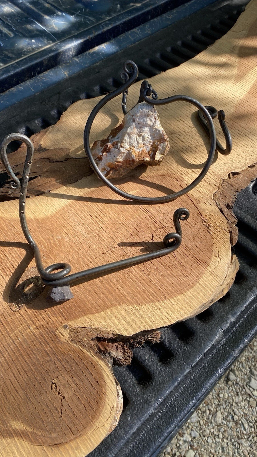 Hand Forged Blacksmith Bathroom Hardware 3 Set Beautiful