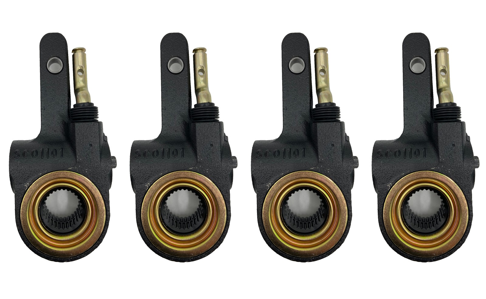 4 of 5.5" Lever 28 Spline Automatic Slack Adjuster for Welded Clevis AS1172