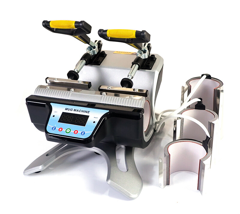 5in1 Double Station Mug Heat Press Machine for 6oz 9oz 11oz 12oz 17oz Latte Mug