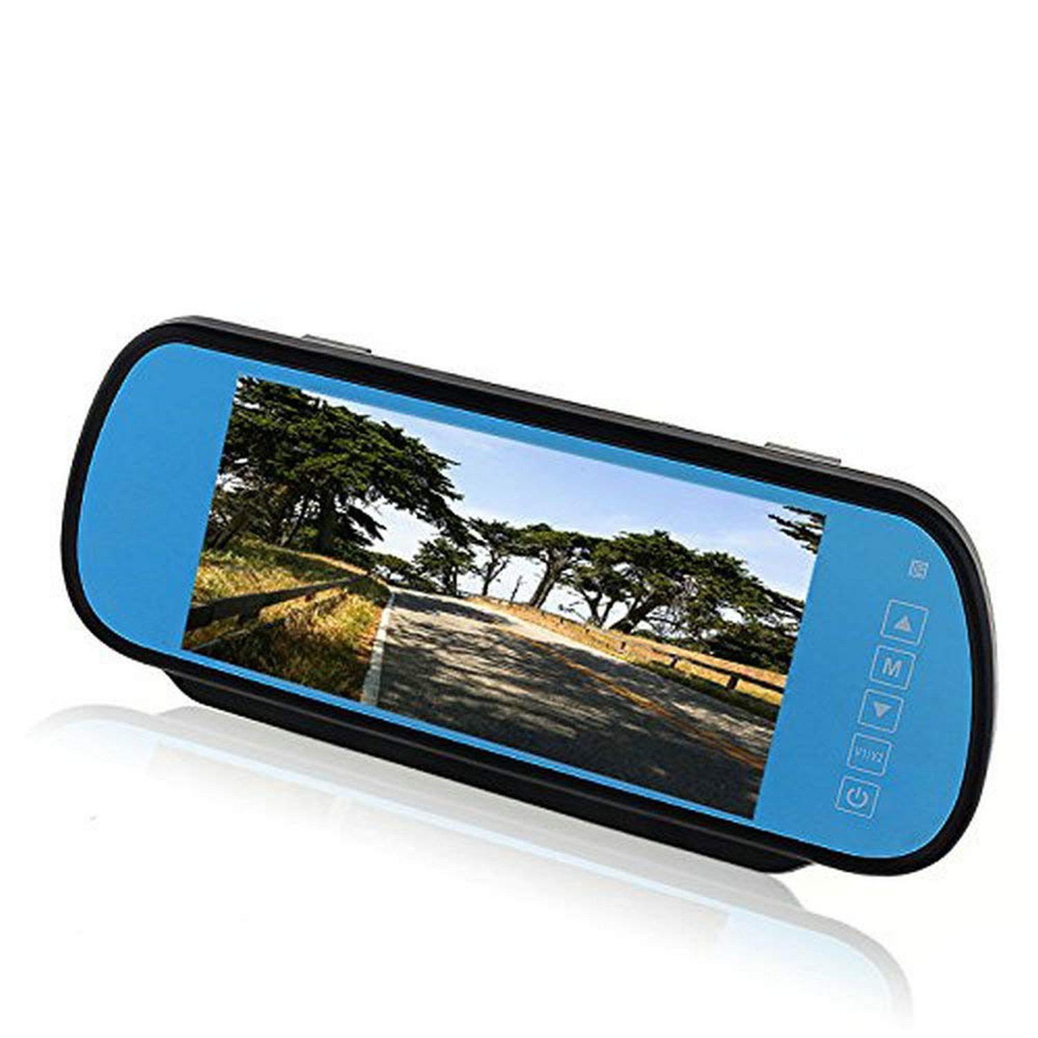 BW 7 Inch 16:9 TFT LCD Widescreen Car Monitor Car Rear View Mirror with Touch...