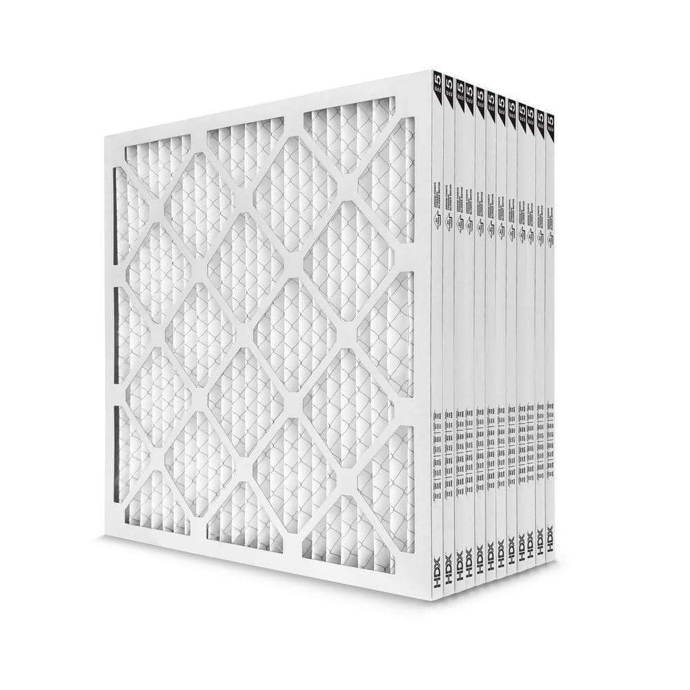 20 x 20 x 1 Standard Pleated Air Filter FPR 5, 12-Pack, Air Filters Replacement
