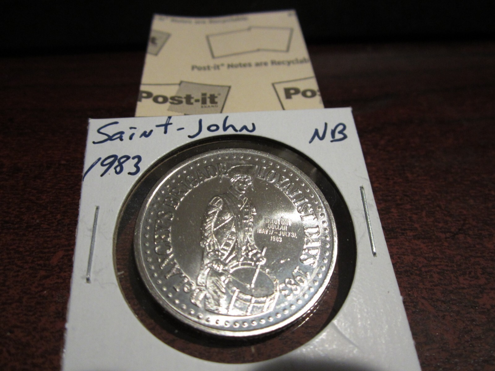 1983 - Saint John, NB - Canada Token, Canadian trade dollar