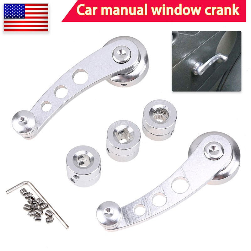 For 1979~95 Toyota Pickup Inside Manual Left Right Door Window Crank Handle 2PCS