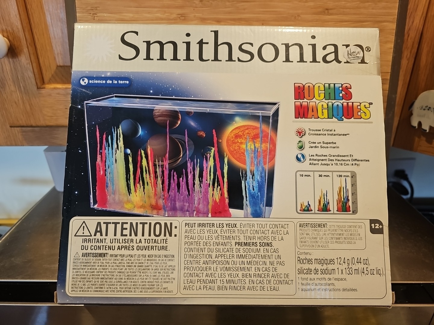 Lot x2 Smithsonian STEM Science Kits: Magic Rocks & Volcano NEW