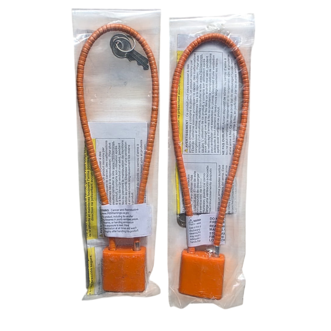 Regal Firearm Gun Safety Cable Lock Brand New 15" 2 Locks