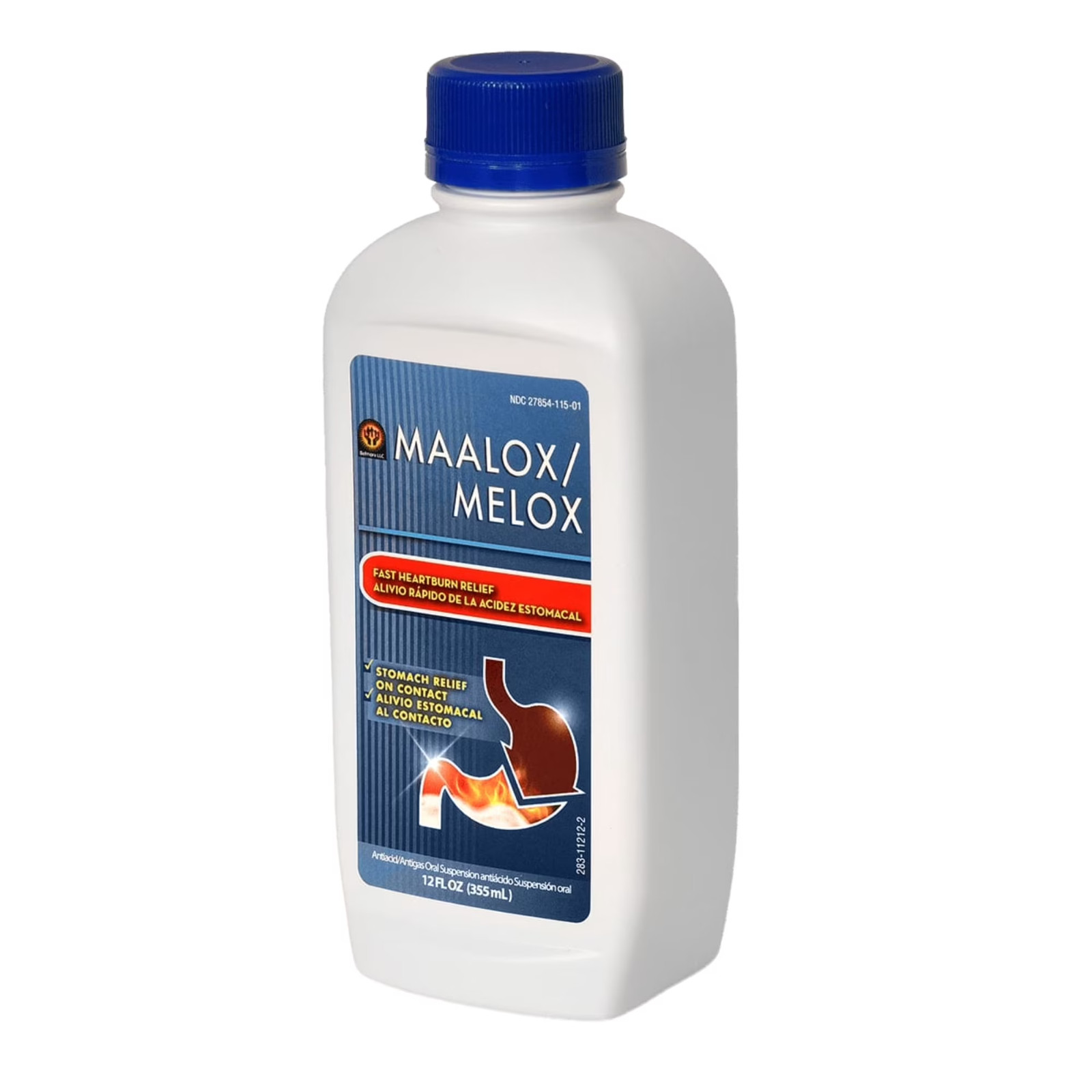 Melox Advance Regular Strength Antacid/ Melox Antiacido 12oz (355ml)