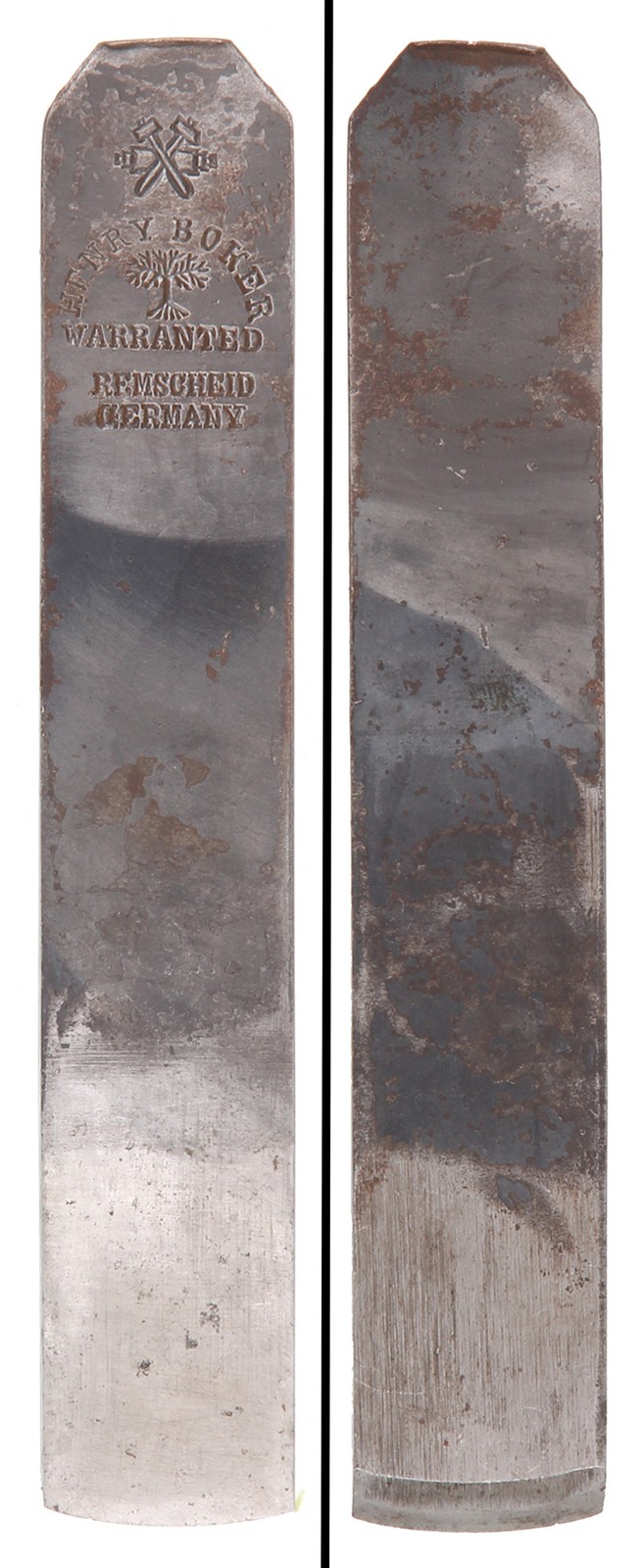 Unused 1 1/8" Convex Form Cutting Iron - H. Boker & Co. - mjdtoolparts