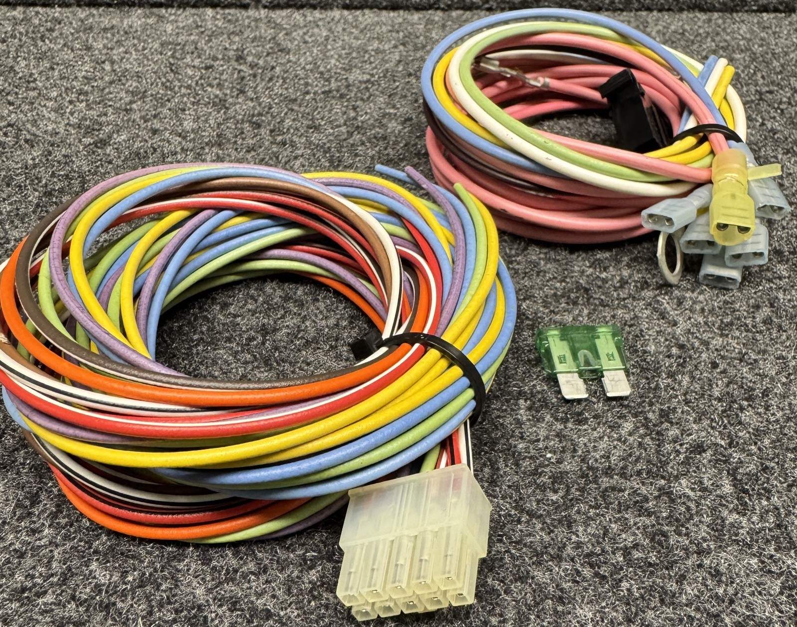 AUTOCOMMAND DESIGNTECH REMOTE START 10 PIN WIRE HARNESS/POWER WIRES/NEW/OPEN
