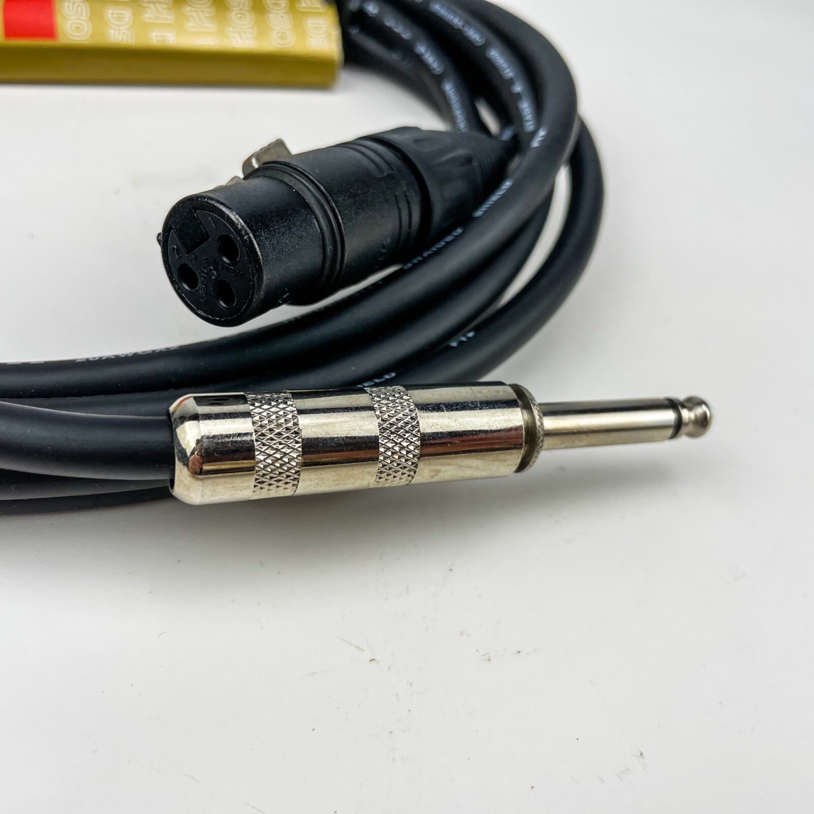 Hosa CXP-010 Microphone Cable XLRF to 1/4" Phone 10ft