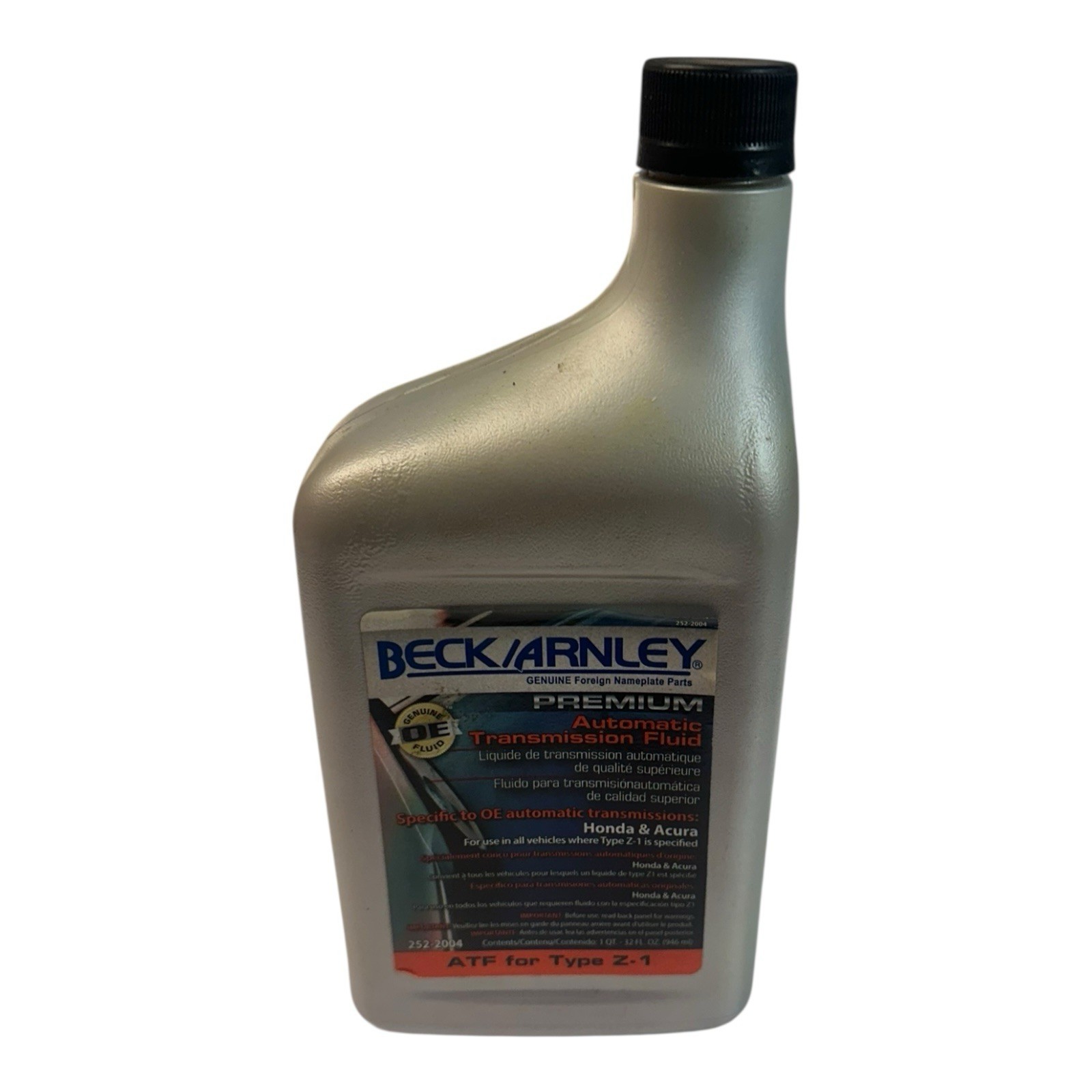 Beck/Arnley Premium Automatic Transmission Fluid For Honda Acura Type Z-1 Fluid