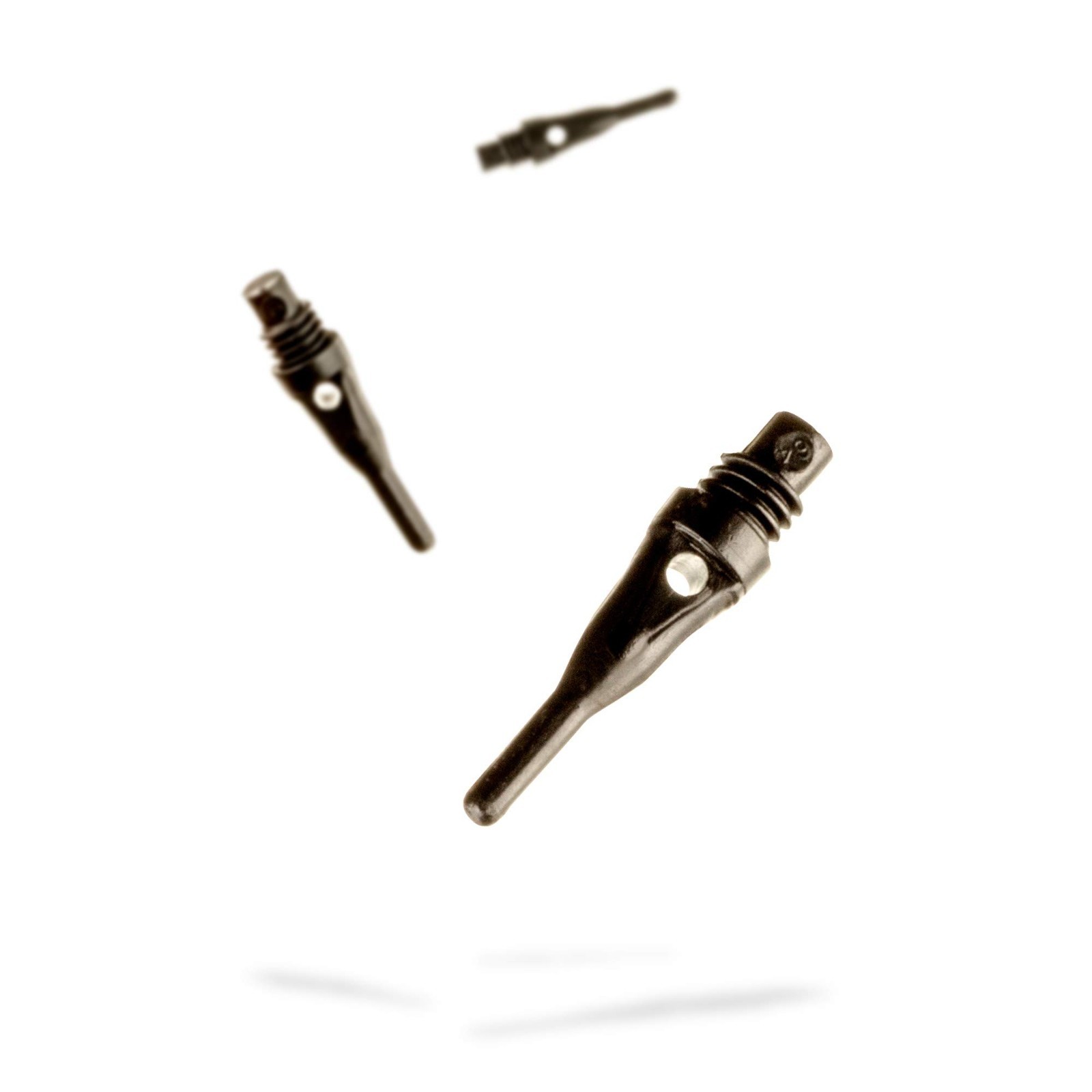 Soft Tip Dart Points 2BA Thread - Tufflex S.S. Super Short - 100/1000 Pack Optio