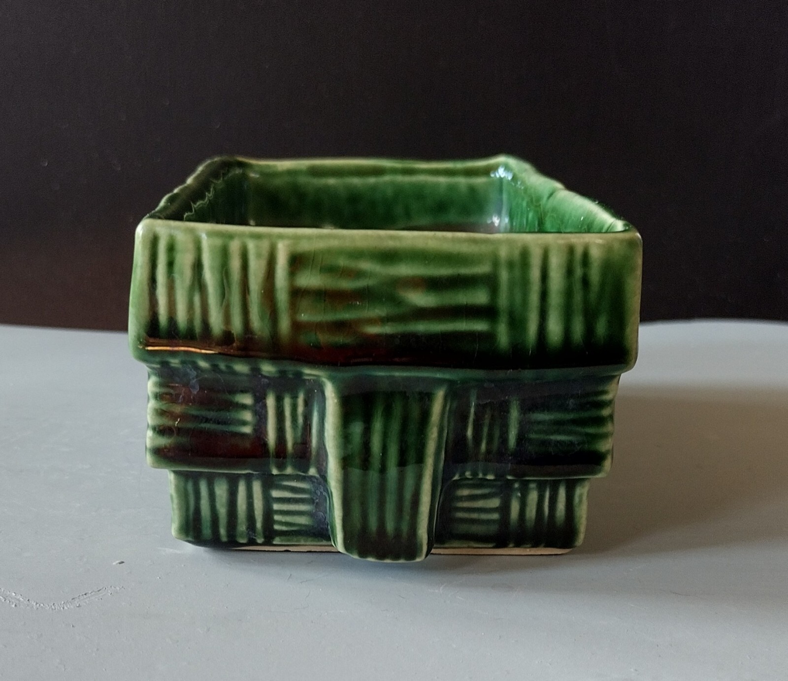 McCoy Pottery Shingle Rectangular Planter
