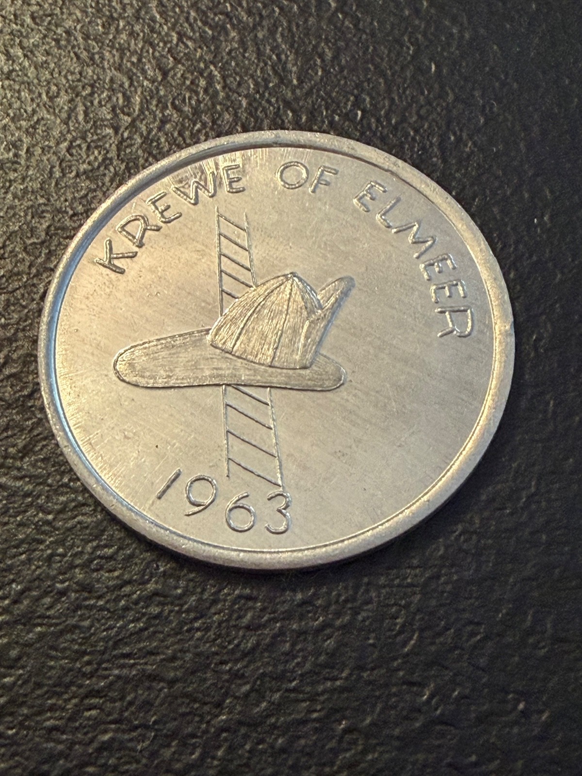 Krewe Of Elmeer 1974 Fire House Five Plus Ten 1963 Aluminum Coin Token