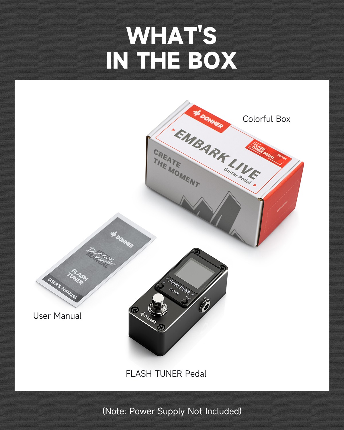 Donner EMBARK LIVE Series Effects Pedals