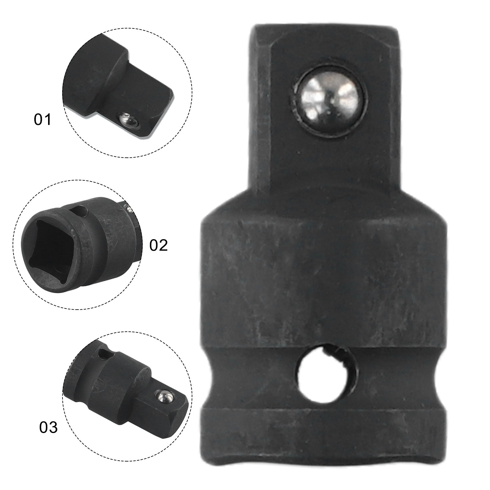Socket Convertor Adapter Reducer 1 2 Hole 1 2 Head Socket Adaptor Tool