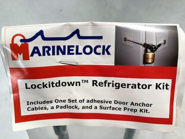 NEW Lockitdown REFRIGERATOR Lock KIT Marinelock MLDOOR Master PADLOCK Door KEY