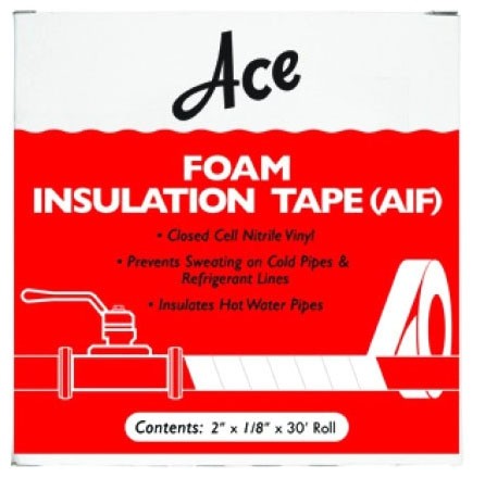 ACE CHEMICAL AIF2 2" X 1/8" FOAM INSULATION TAPE 4219-20
