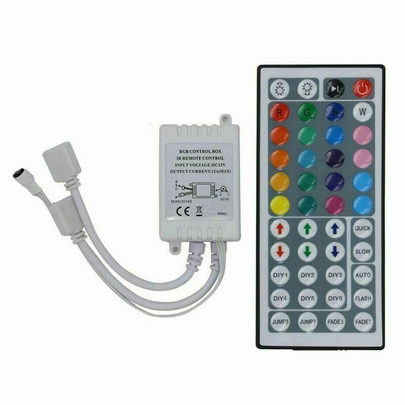 44 Key IR Remote Controller Box DC 12V For RGB LED 3528 5050 Strip Lights