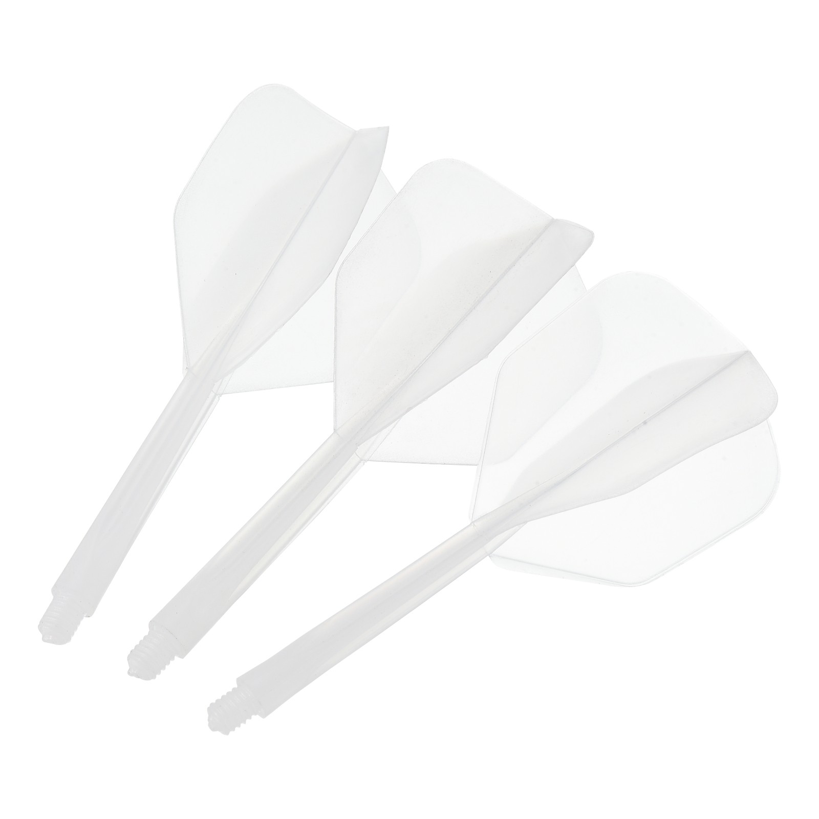 Integrated Dart Shaft Flights 9 Pack Durable Dart Flight Set Clear