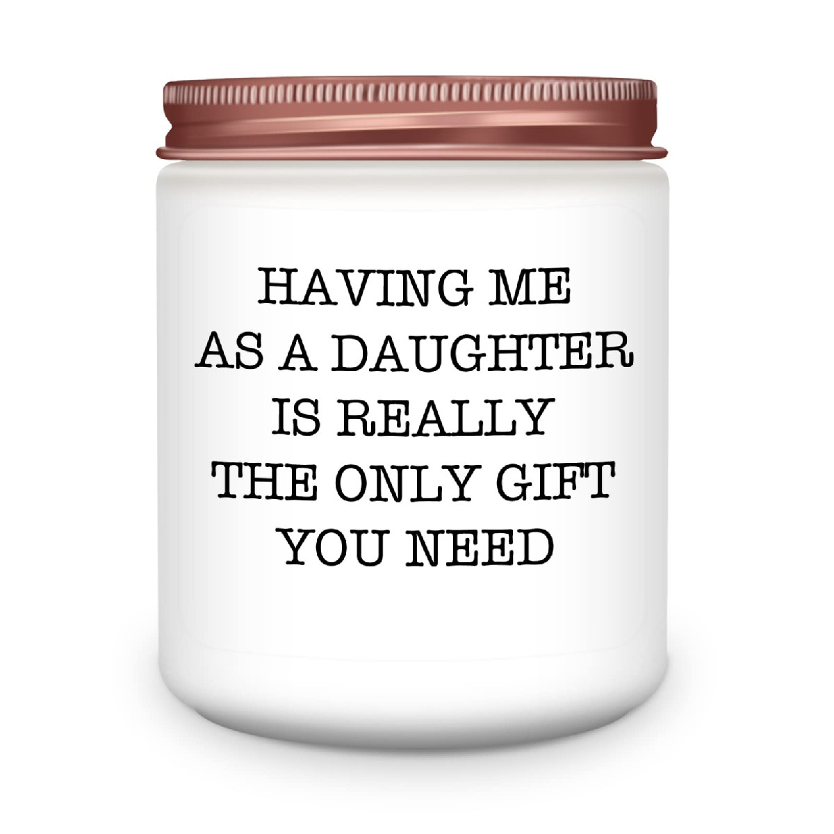 Funny Lavender Candle Gift for Mom Dad From Daughter Birthday Mothers Fathers Da