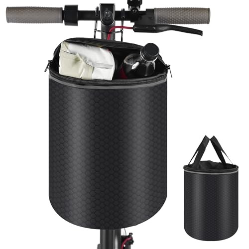 Scooter Waterproof Front Basket，Thickened Folding Bike Honeycomb Pattern