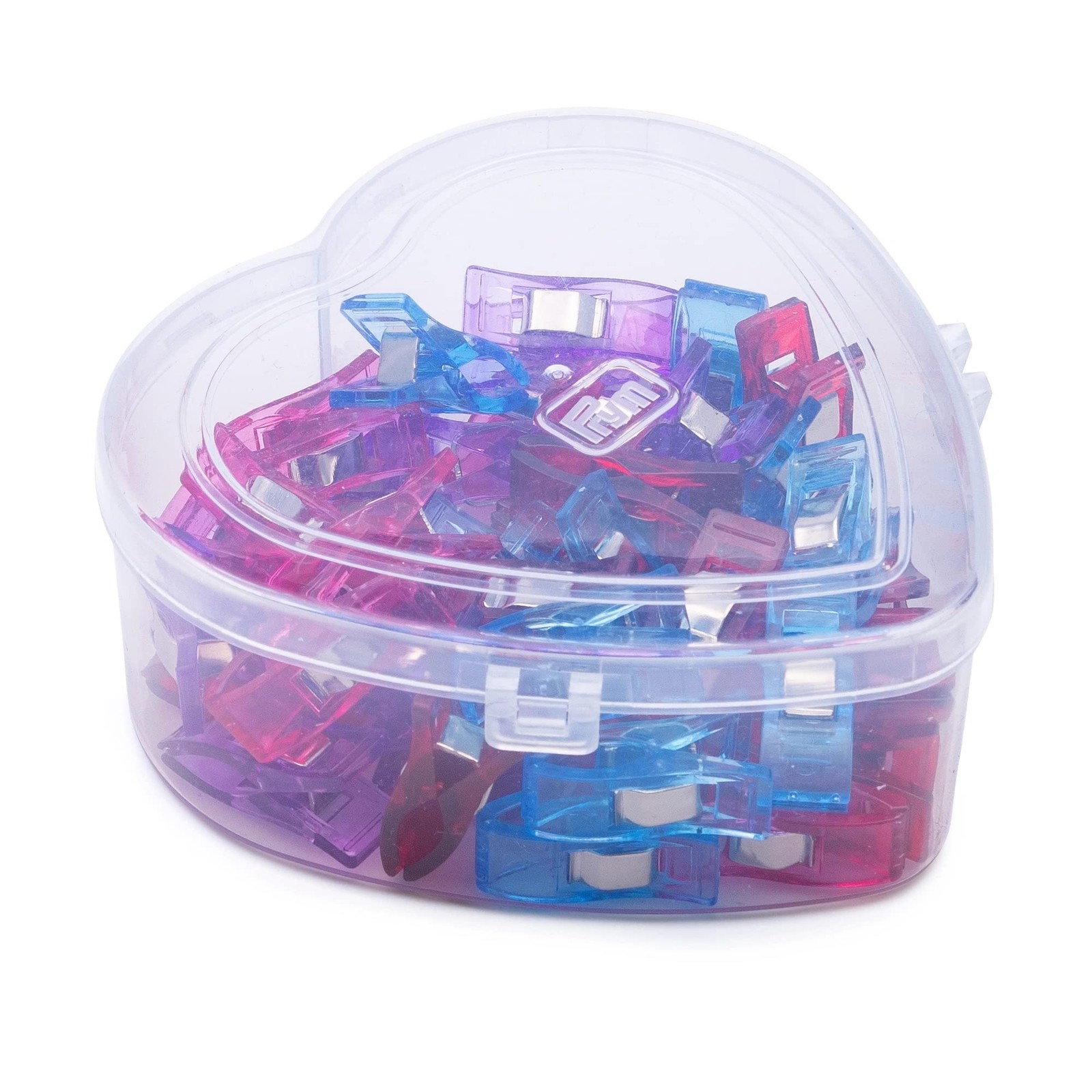 Small Fabric Clips with , Multicolor, 40 pc