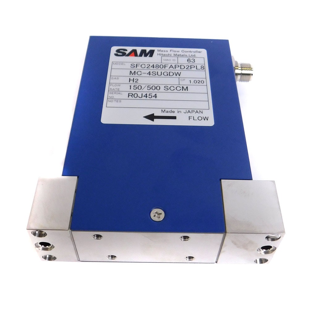 Sam (Hitachi) SFC2480FAPD2PL8 Mass Flow Controller MFC H2 .5 SLM MC-4SUGDW