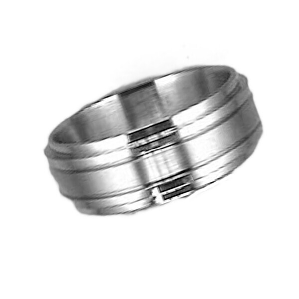 CEM Ring Size 66 Men's Women's Unisex Jewelry Steel Silver Coloured 4-104969-001
