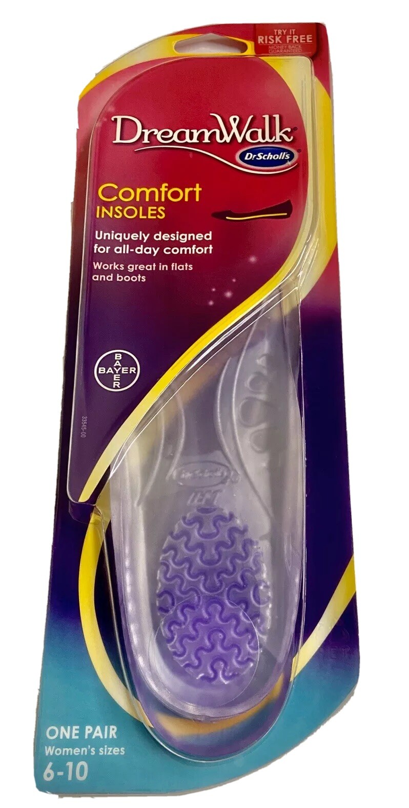 Dr. SCHOLL’s Dreamwalk Comfort Insoles Size 6-10