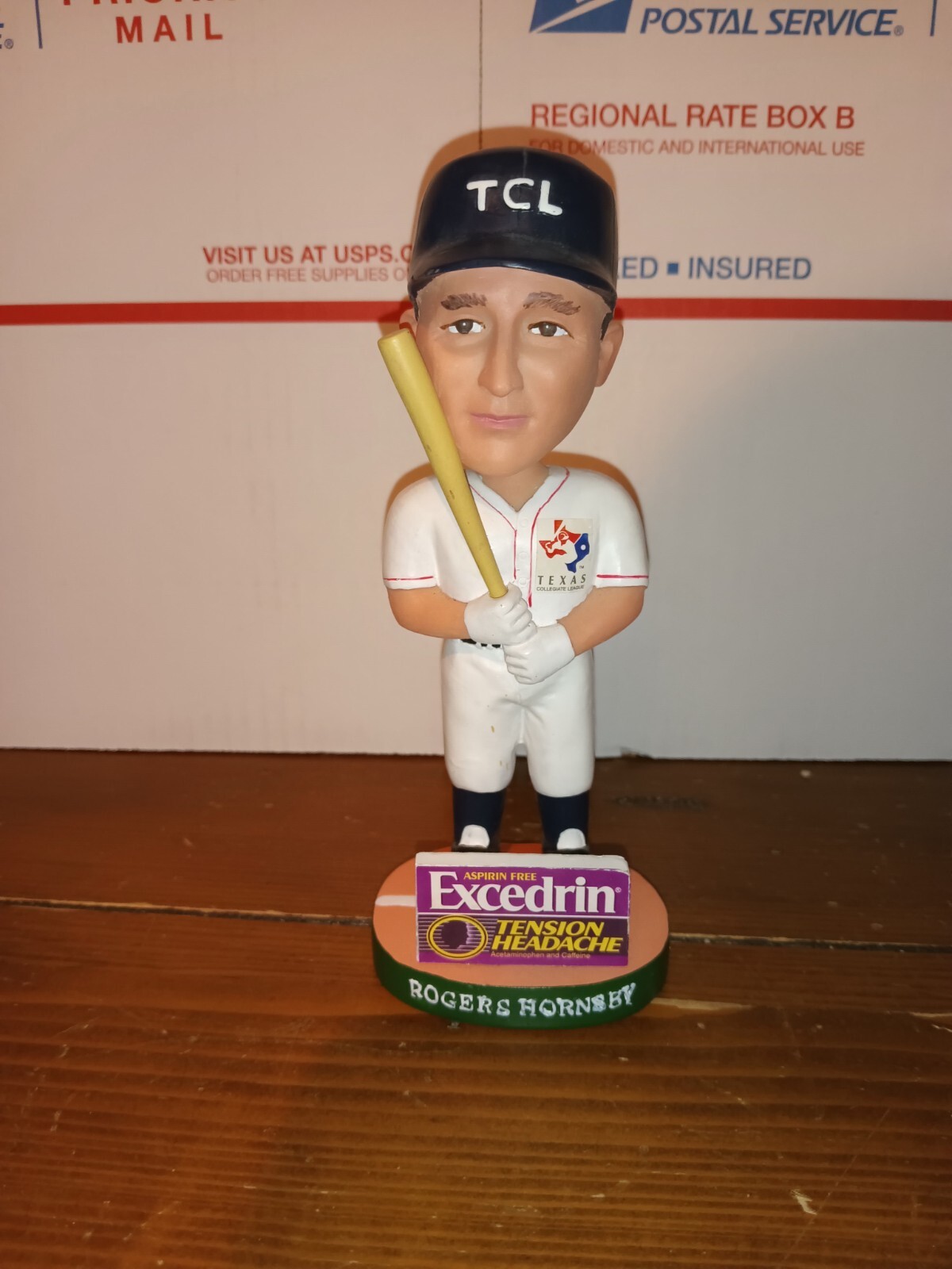 Texas Collegiate League Rogers Hornsby Bobblehead 2003 SGA