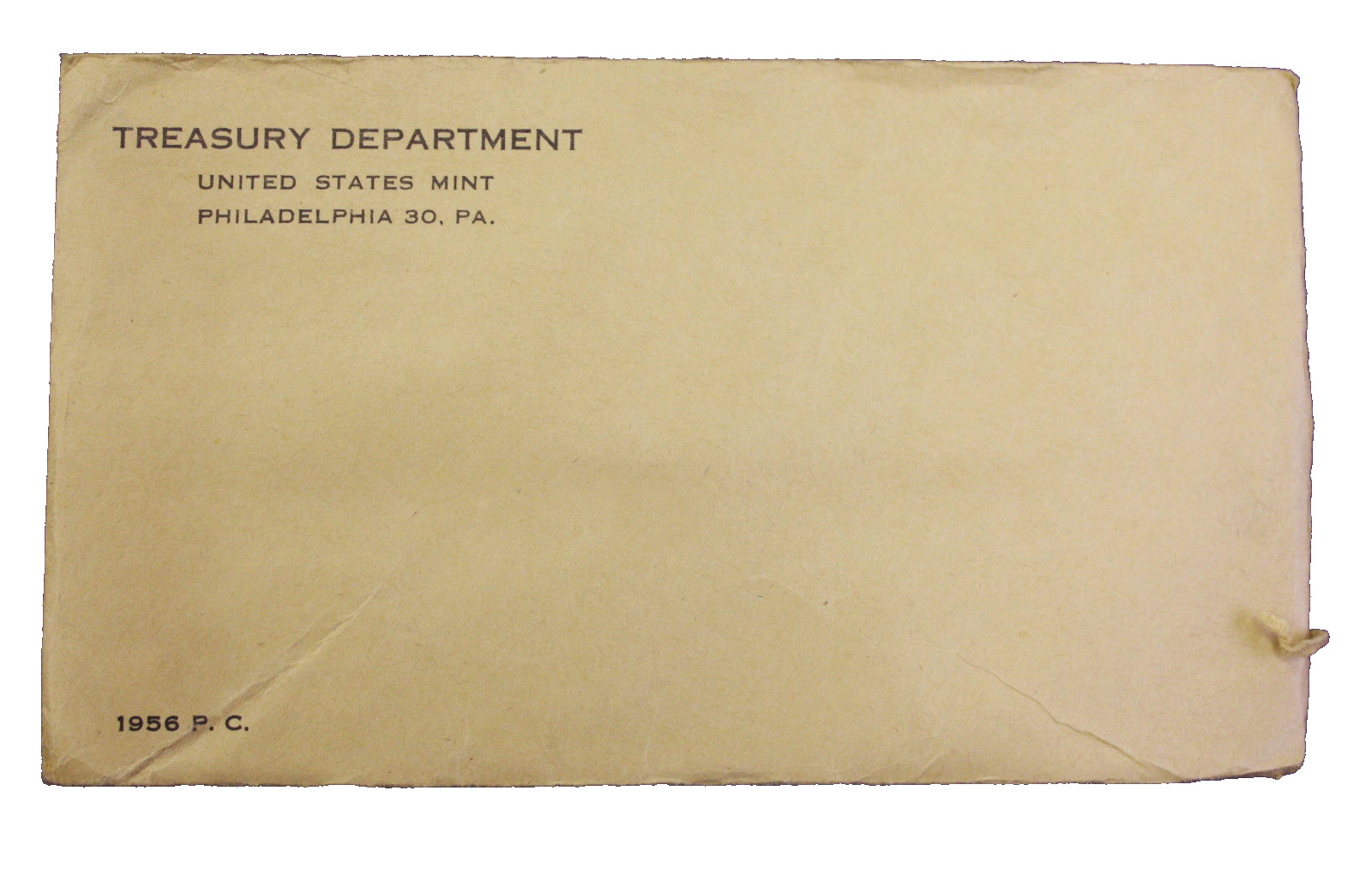 1956 Proof Set | 90 % Silver .10c,.25c,.50c | Original U.S. Mint OPENED Envelop