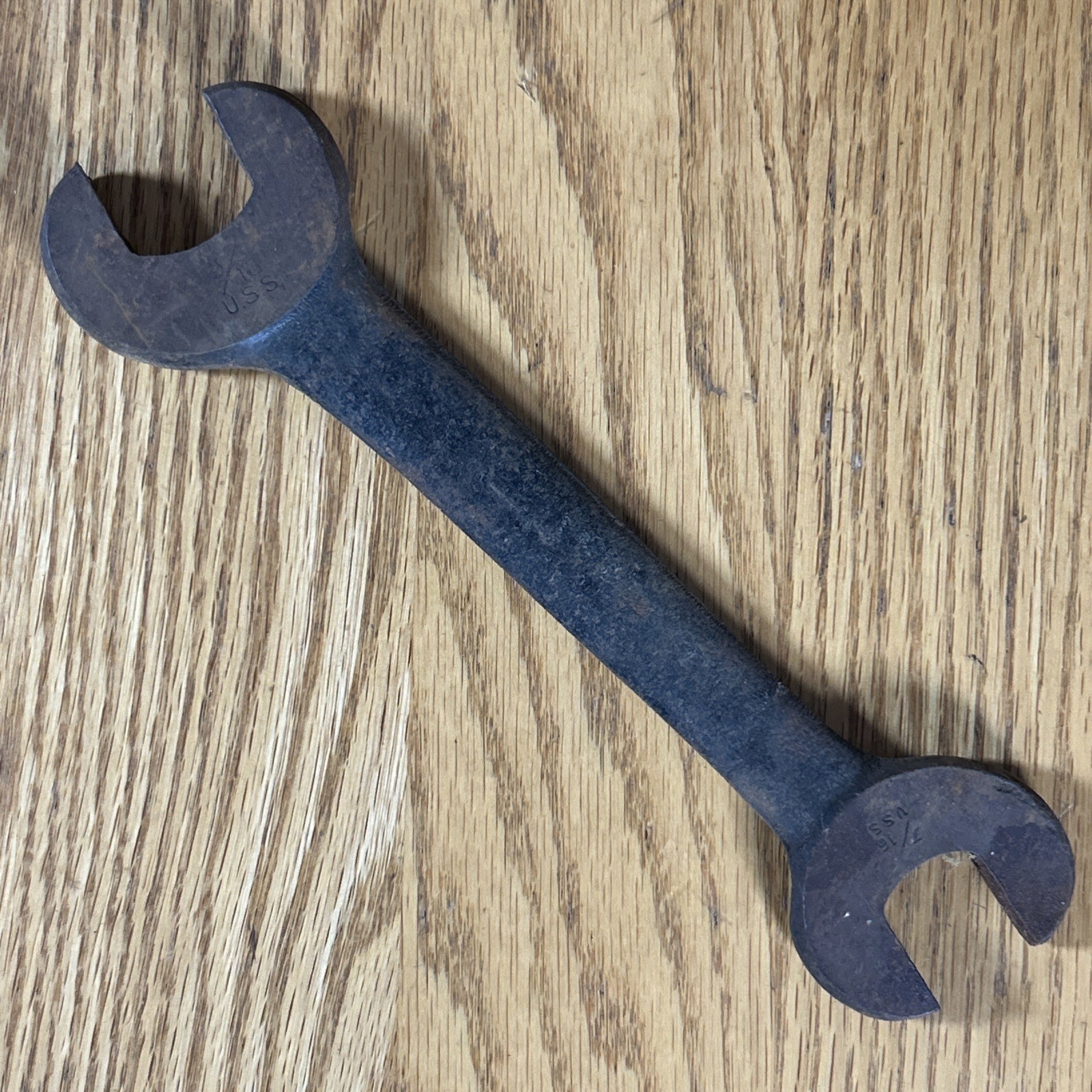 Antique United States Steel Wrench Double Open Ended Hand Tools USA