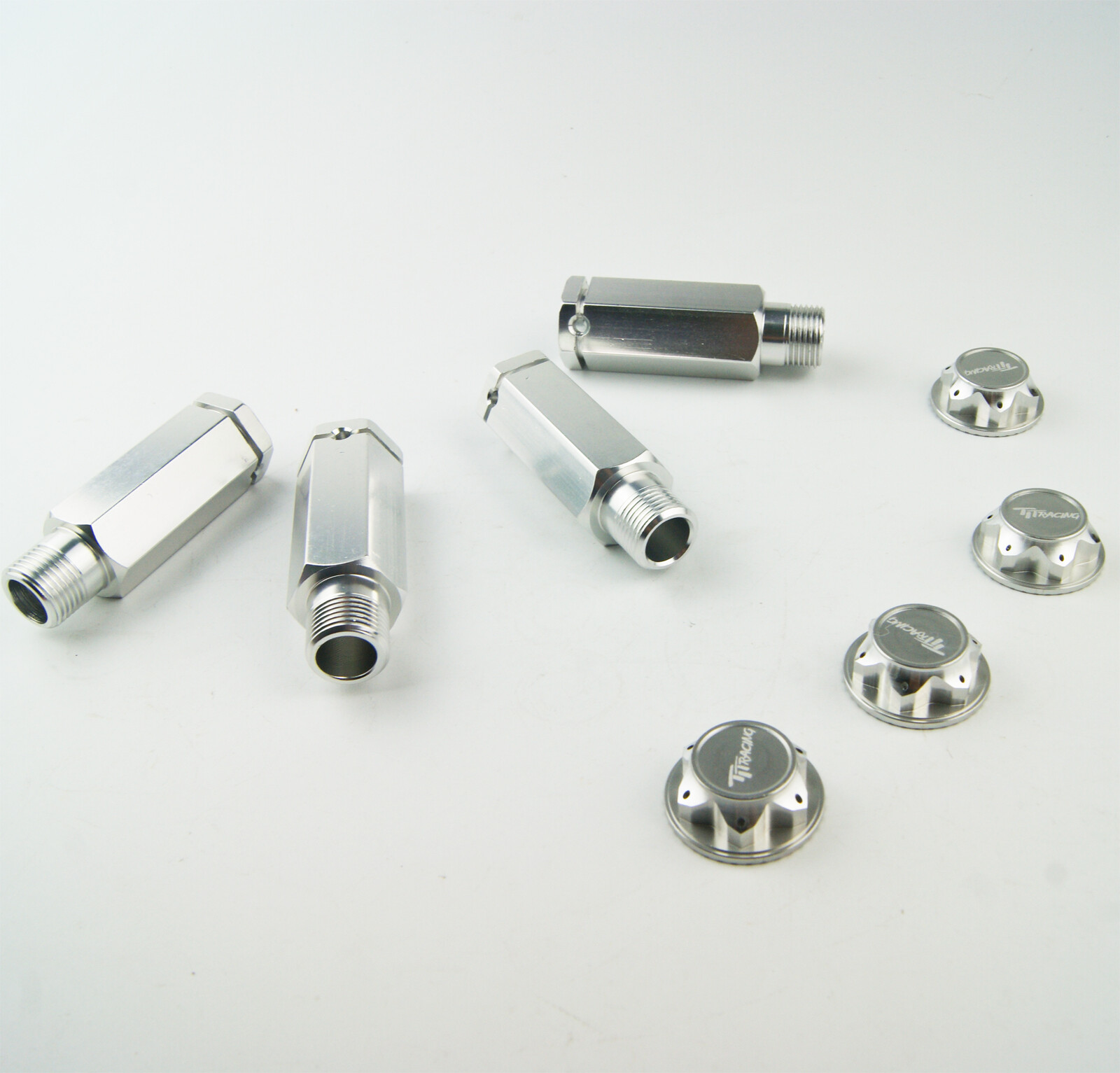 2" 3" alloy Wheel hub adaptor extender nuts for dbxl 2.0 E Losi Desert Buggy XL