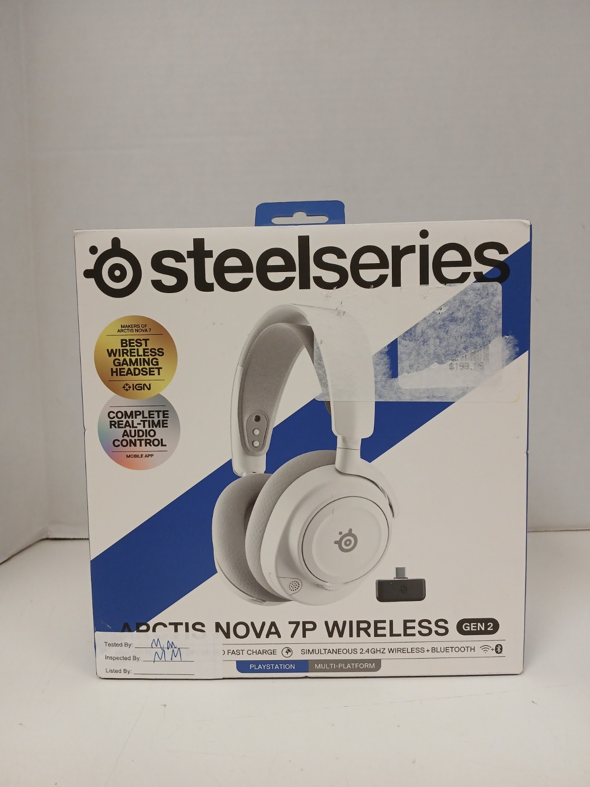 Steelseries Arctis Nova 7P Gen 2 Wireless Gaming Headset, White